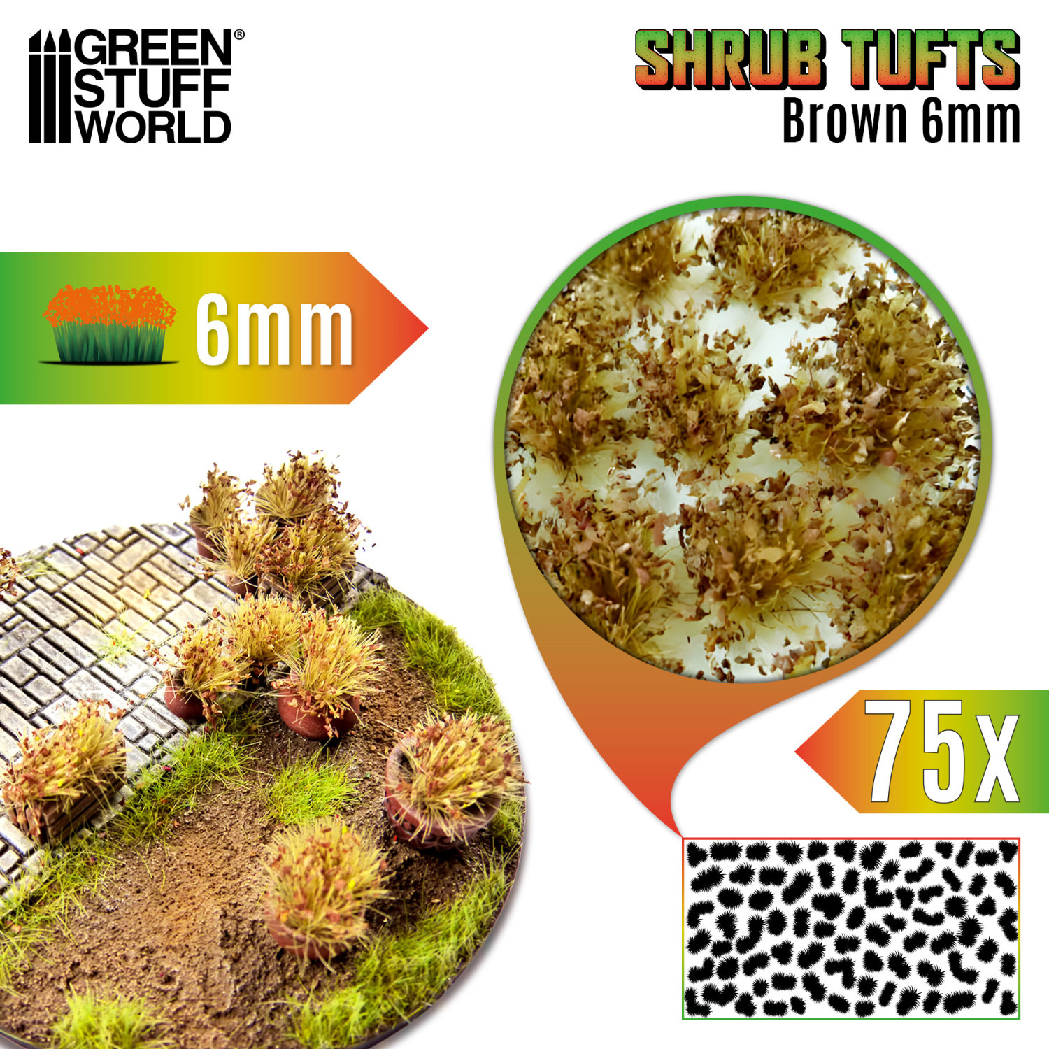 Brown Shrub TUFT