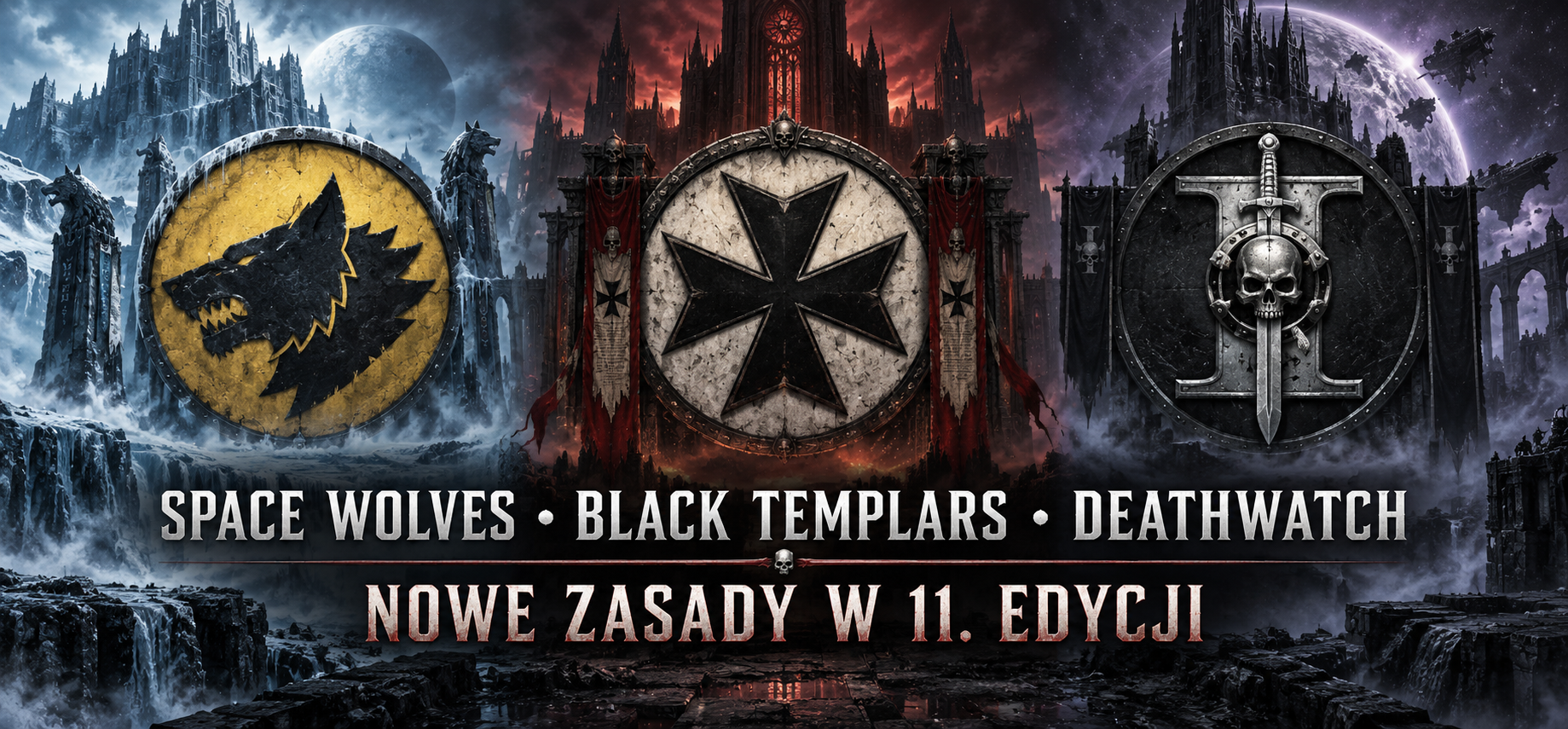 Space Wolves, Black Templars i Deathwatch – nowe zasady w 11. edycji Warhammer 40,000